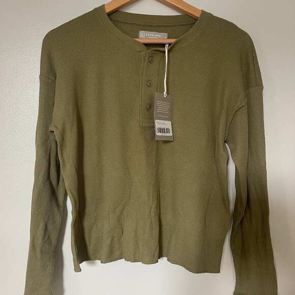 Everlane Green Henley - NWT - Picture 2 of 4
